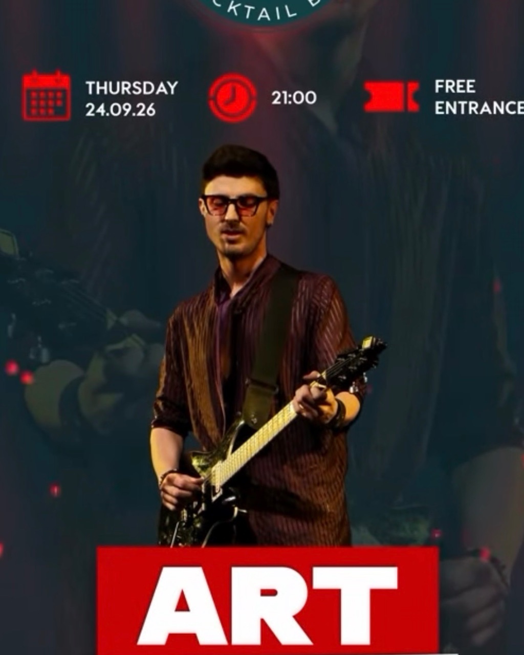 Art Lokaj Live Music flyer — Juliette Cocktail Bar, Tirana