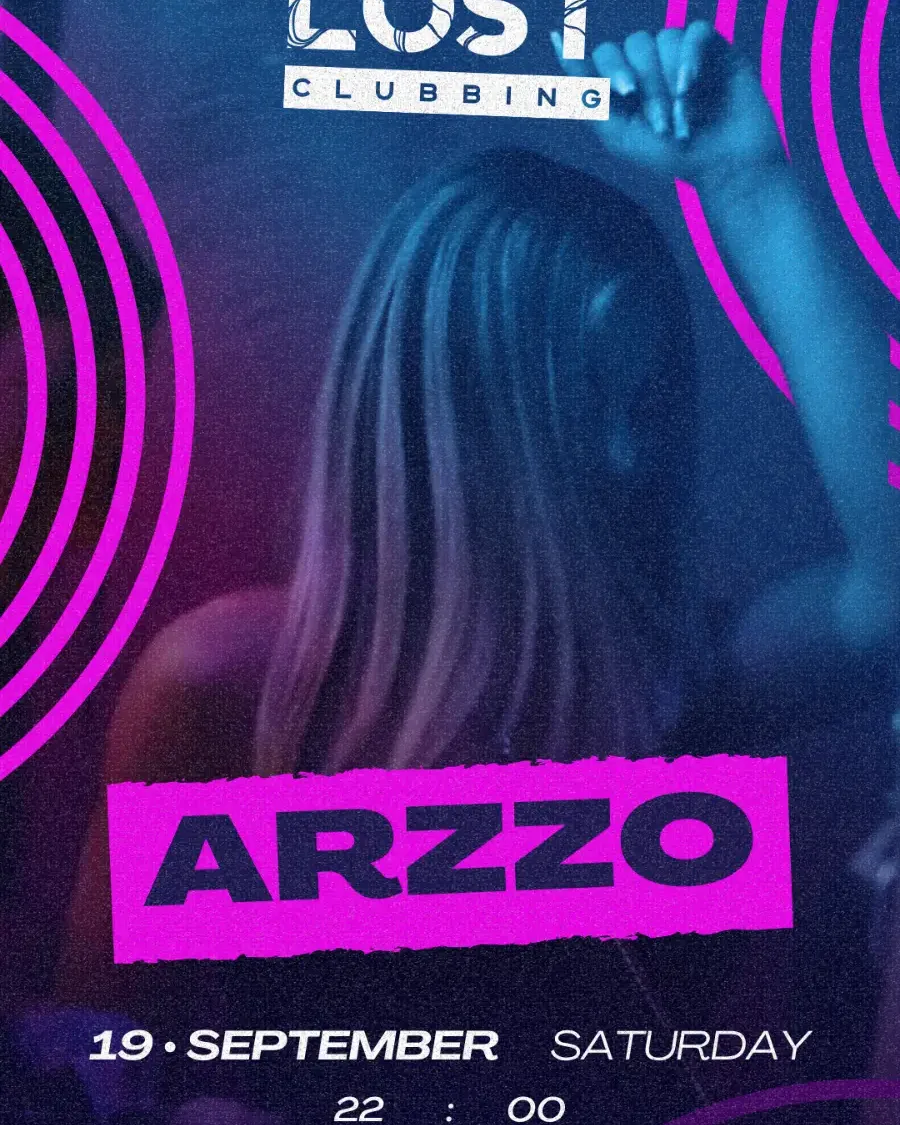 Saturday by ARZZO @Lost flyer — Lost Tirana