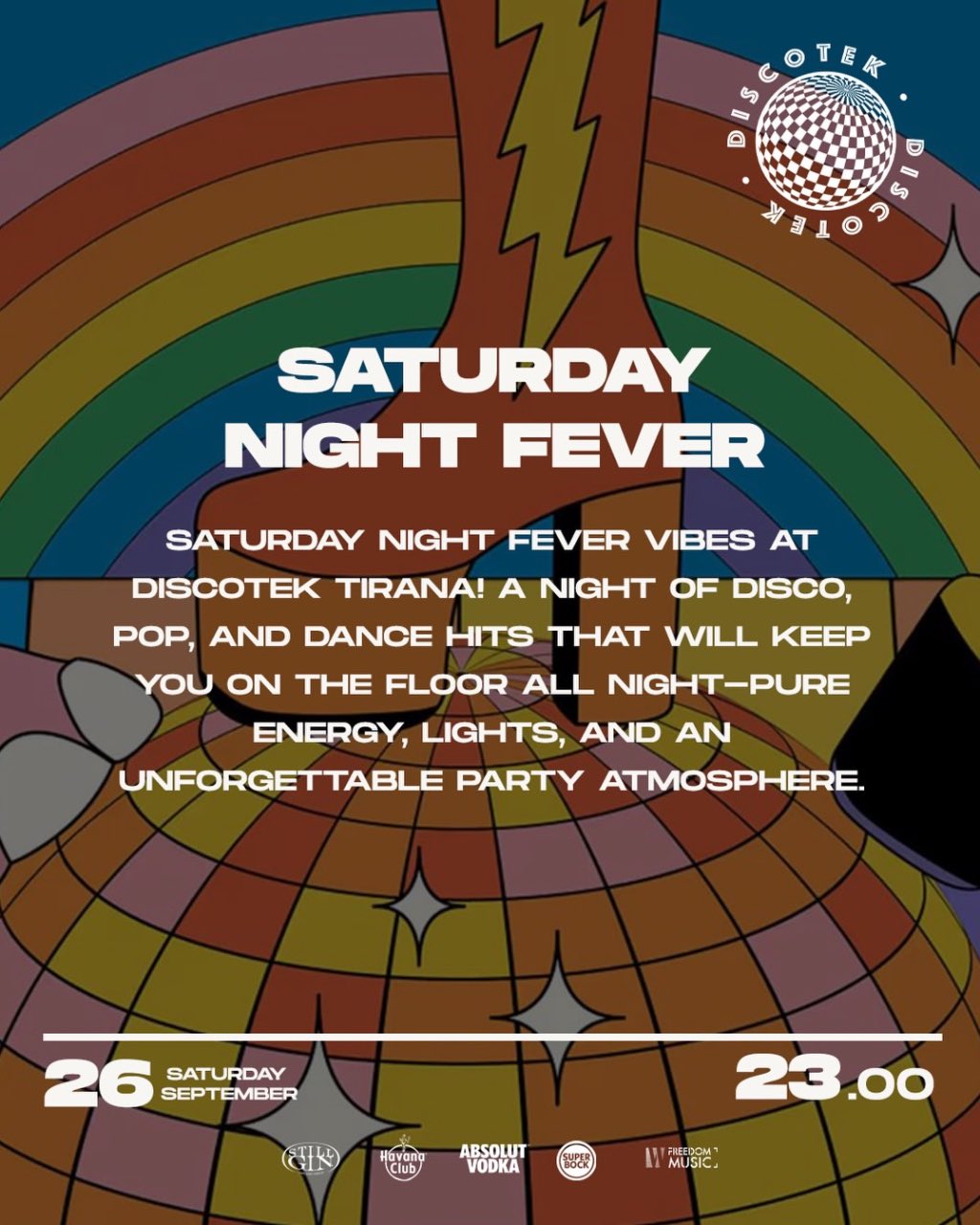 Saturday Night Fever flyer